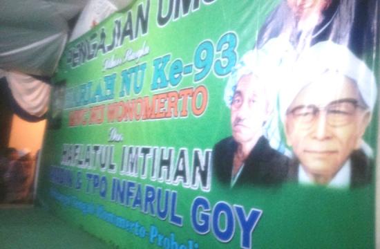 Harlah NU 93, MWC NU Wonomerto Gelar Istighosah dan Pengajian Umum